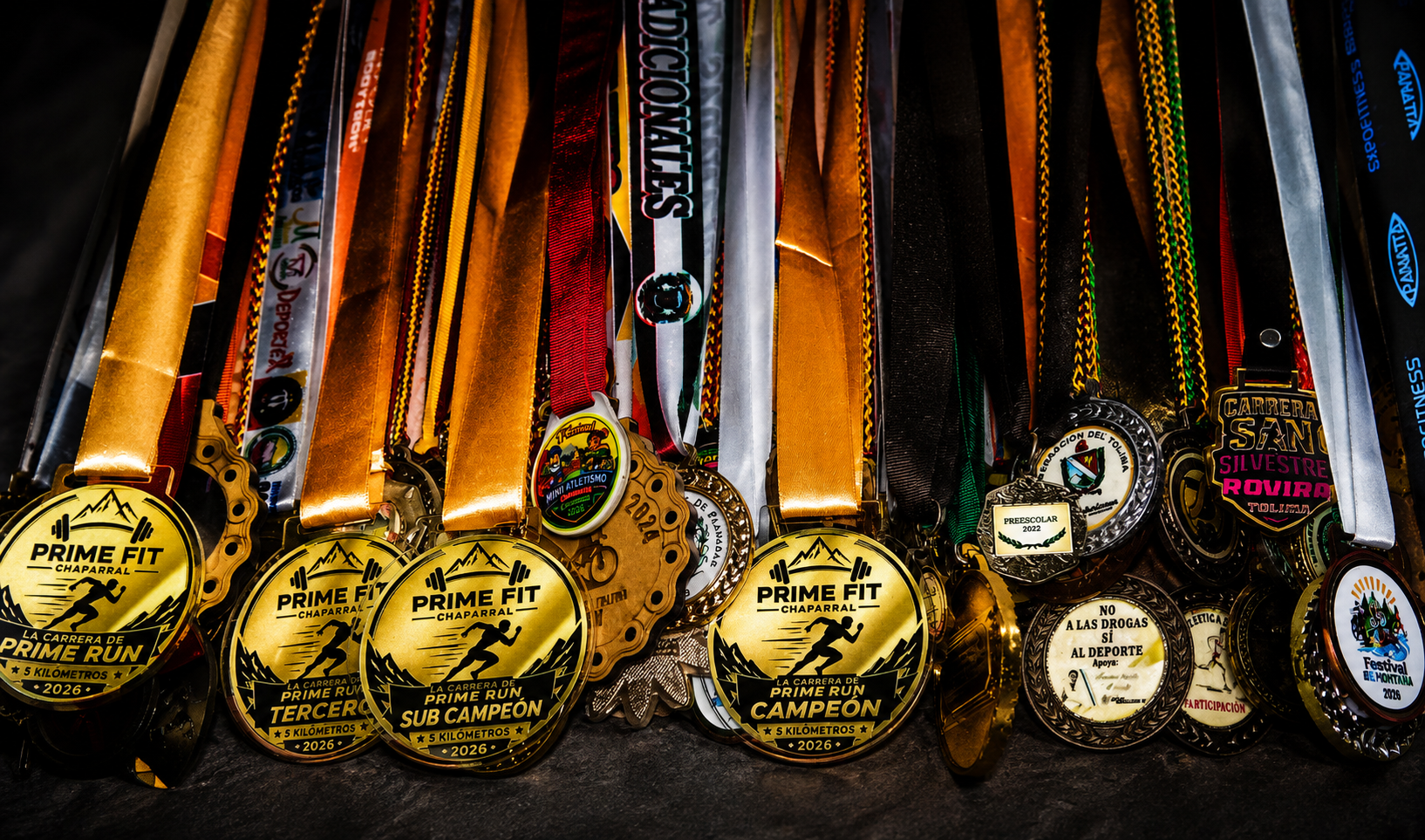 Medallas obtenidas en competencias
